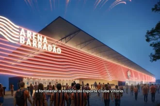 Vitória divulga projeto para transformar o Barradão em arena multiuso com 40,6 mil lugares