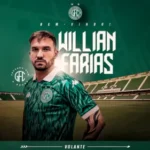 Guarani anuncia volante Willian Farias com contrato até 2026