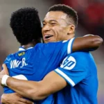 Mbappé destaca atuação de Vinícius Júnior após triunfo do Real Madrid na Champions