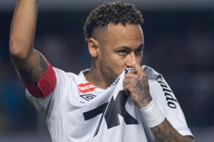 Neymar celebra permanência do Santos na Série A e reconhece: “foi no limite”