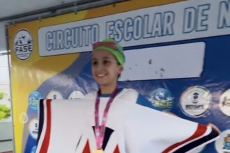 Maria Helena Eloy conquista o título Sergipano de Natação na categoria Pré-Mirim