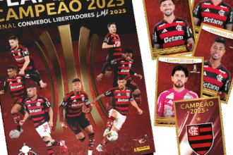 Panini lança pôster e 30 figurinhas para marcar o tetracampeonato do Flamengo na Libertadores