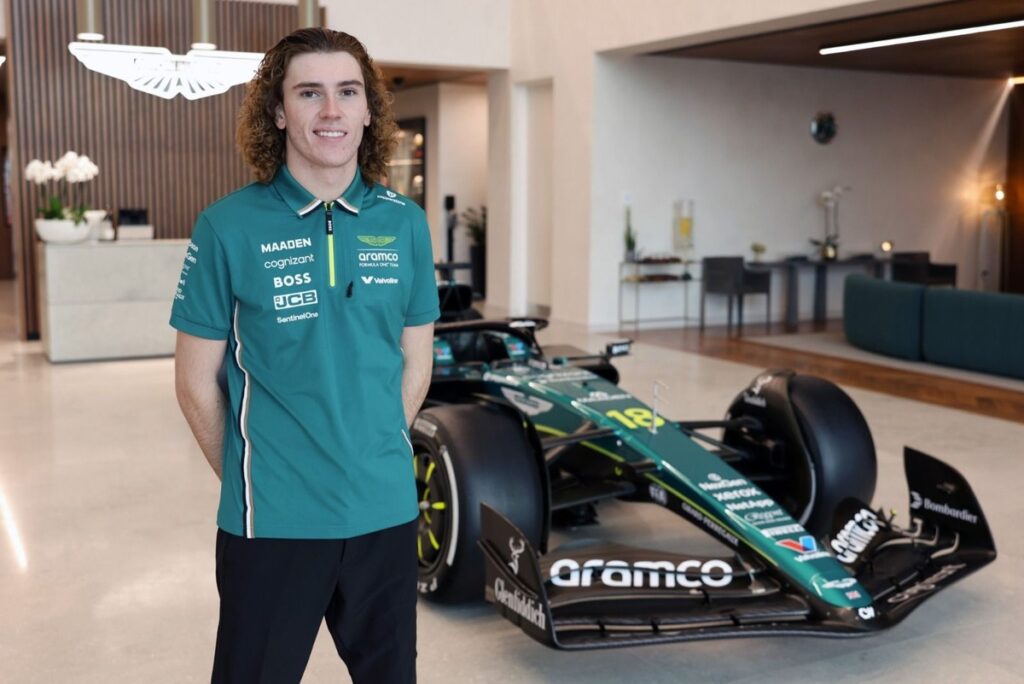 Aston Martin escala Cian Shields e Jak Crawford para o primeiro treino livre em Abu Dhabi