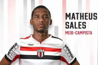 Botafogo-SP confirma contratação do volante Matheus Sales para o Paulistão
