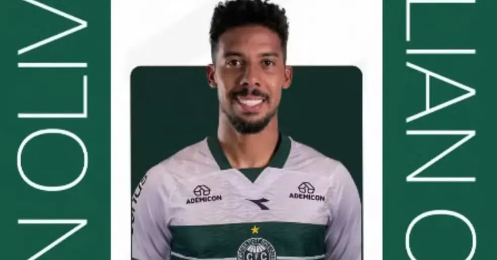 Coritiba anuncia volante Willian Oliveira para a temporada 2024