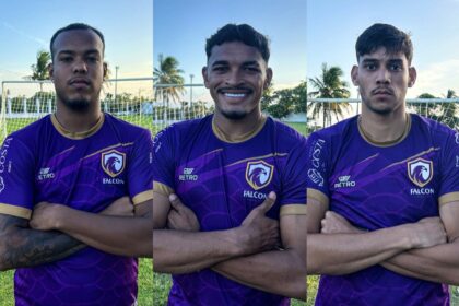 Falcon apresenta trio de reforços para o Campeonato Sergipano 2026