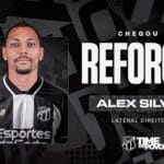 Ceará oficializa Alex Silva como primeiro reforço para 2026