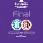 Confiança e Juventude disputam final do Sergipano Feminino 2025 com premiação recorde