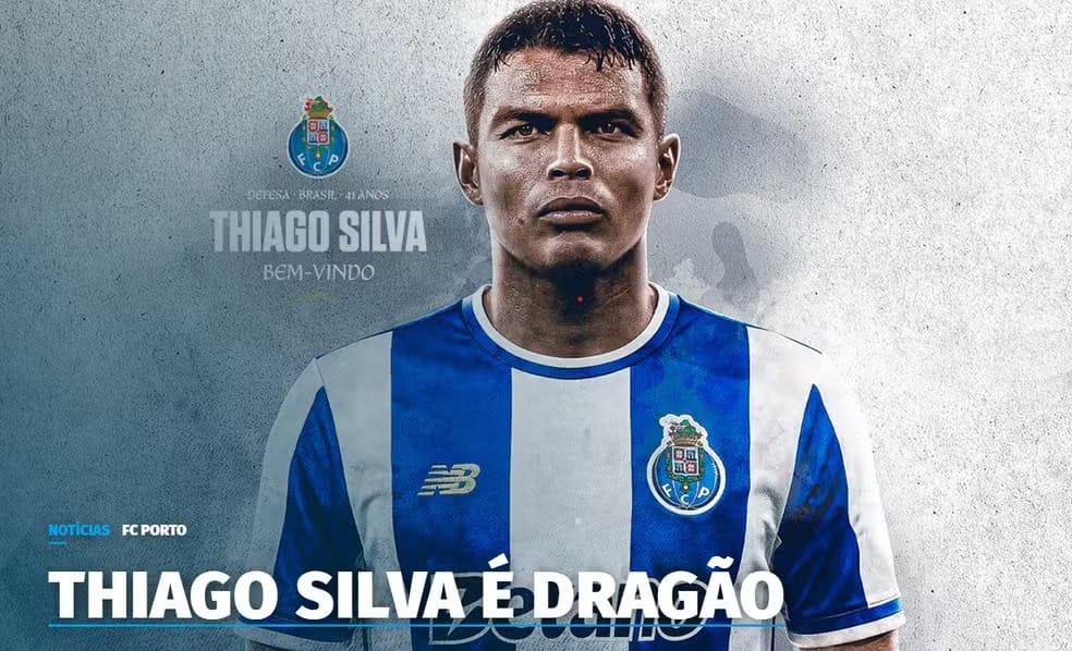Thiago Silva é do Porto: Aos 41 anos, zagueiro deixa o Fluminense e acerta retorno à Europa