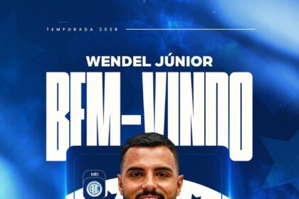 Confiança acerta a contratação do atacante Wendel