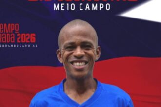 Jaguar anuncia meia Gil Mineiro, ex-Náutico, para a temporada 2026
