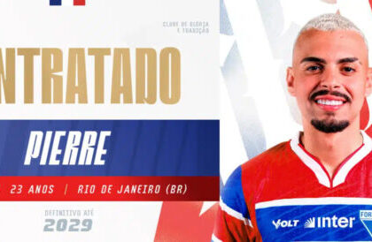 Fortaleza compra volante Pierre em definitivo e assina até 2029