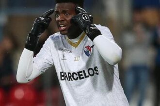 Flamengo e Botafogo travam disputa por Andrew, goleiro do Gil Vicente