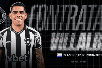 Botafogo anuncia atacante uruguaio Lucas Villalba para a temporada 2026