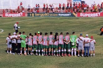 América de Propriá arranca empate contra o Sergipe nos acréscimos na abertura do Sergipano 2026