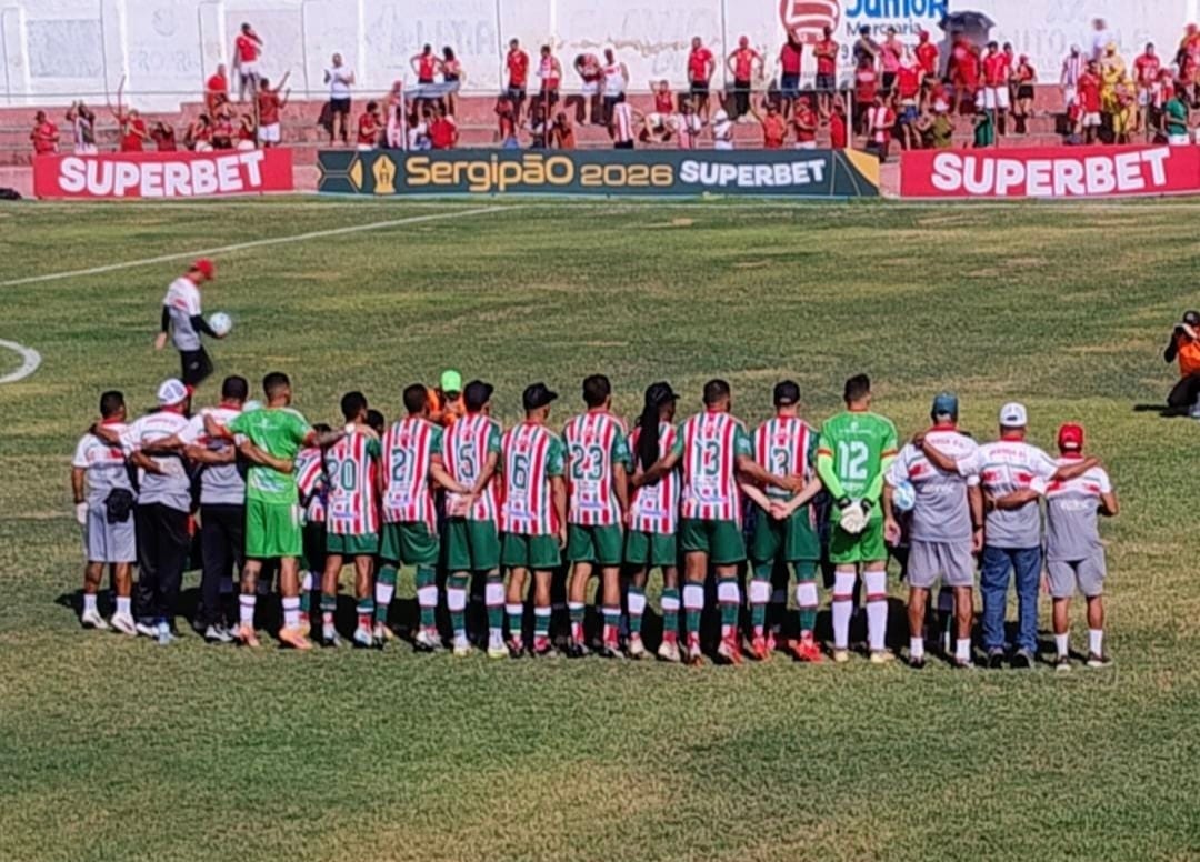 América de Propriá arranca empate contra o Sergipe nos acréscimos na abertura do Sergipano 2026