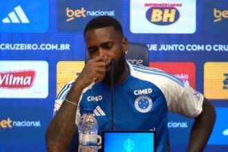 Gerson se emociona na apresentação pelo Cruzeiro e afirma: “Não vou abandonar meu pai”