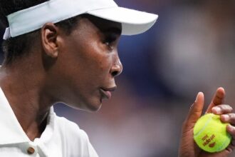 Venus Williams comemora retorno ao Australian Open após cinco anos