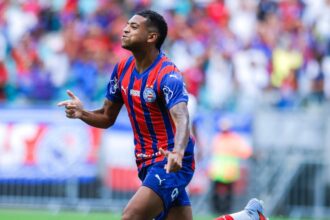 Aos 16 anos, Kauê Forquim marca primeiro gol como profissional pelo Bahia