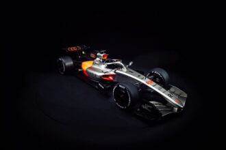 Audi exibe pintura do carro de Bortoleto e Hülkenberg para a temporada 2026 da F1