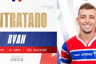 Fortaleza anuncia chegada de Ryan por empréstimo até o fim de 2026