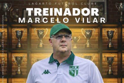 Marcelo Vilar assume comando técnico do Lagarto FC