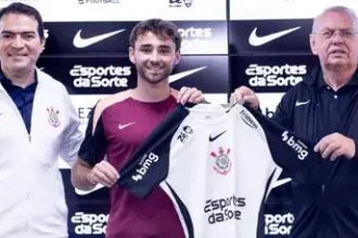 Pedro Milans é apresentado e pode debutar pelo Corinthians contra o Velo Clube