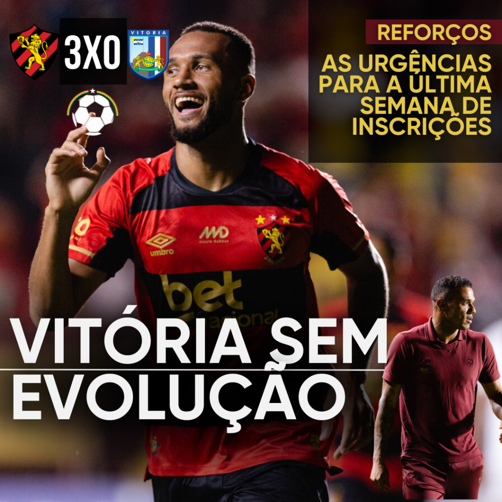 Sport faz 3 a 0 no Vitória e mantém vice-liderança do Pernambucano