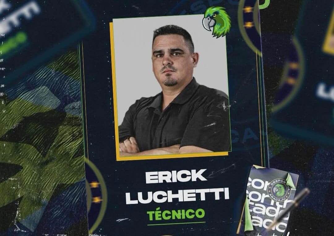 Erick Luchetti é anunciado como novo técnico da Desportiva Aracaju após saída de João Carlos Barros
