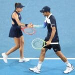 Stefani e Arévalo caem na semifinal de duplas mistas do Australian Open