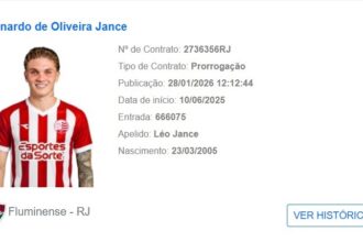 Léo Jance tem nome publicado no BID pelo Náutico antes da confirmação oficial