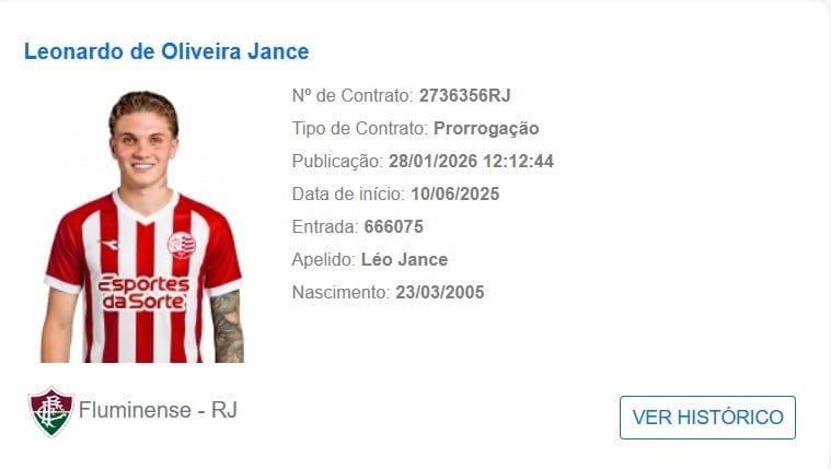 Léo Jance tem nome publicado no BID pelo Náutico antes da confirmação oficial