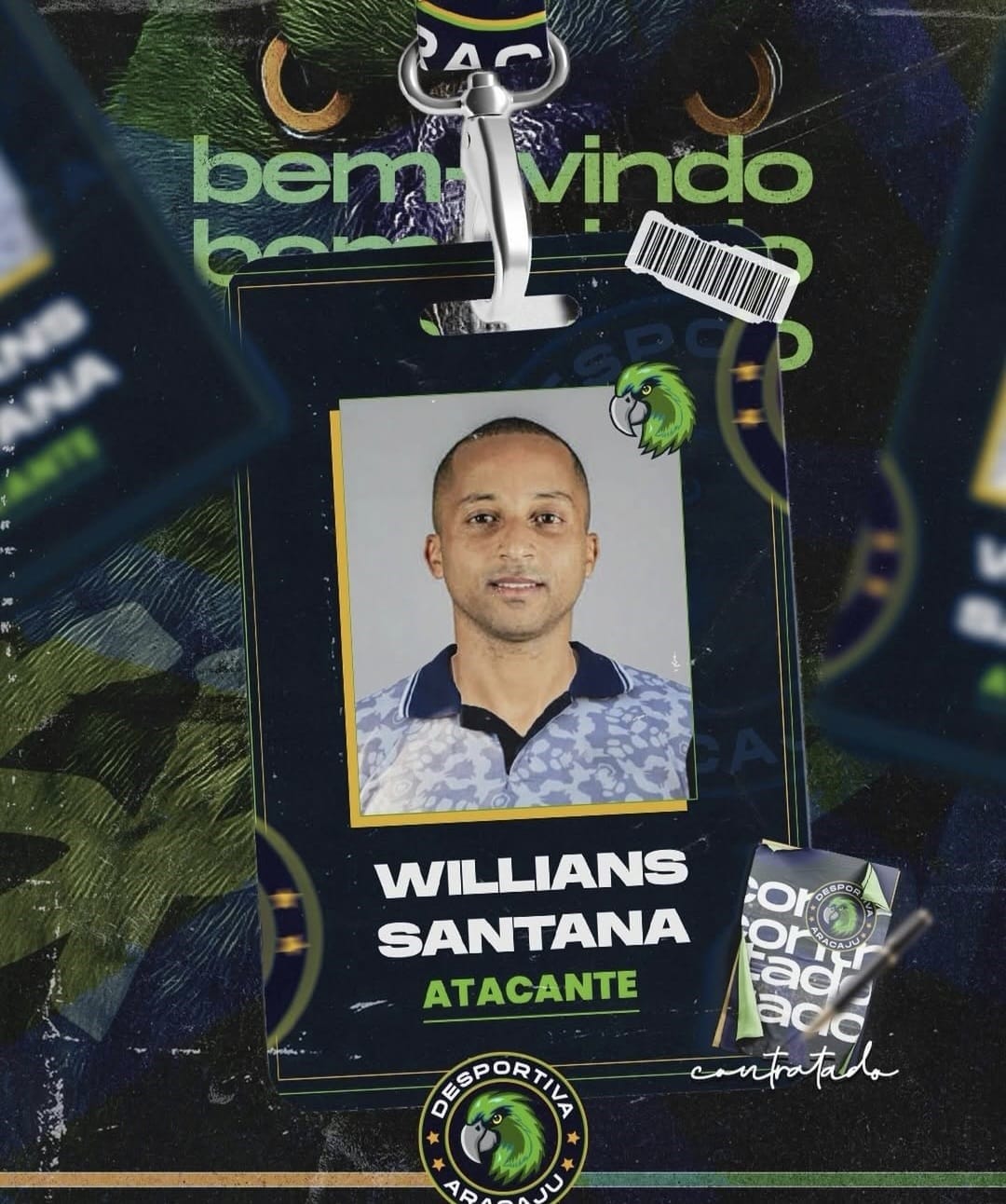 Desportiva Aracaju anuncia Willians Santana para reforçar ataque no Sergipano