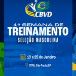 CBVD inicia preparação da Seleção Brasileira Masculina de Vôlei Sentado em busca do ouro no Mundial