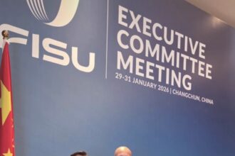 Liderança brasileira em pauta: CBDU participa de reunião estratégica da FISU na China