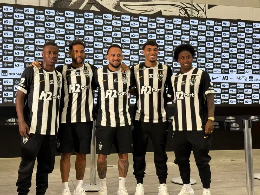 Pacotão de reforços: Atlético-MG apresenta cinco novidades e confirma pré-acordo com Cassierra