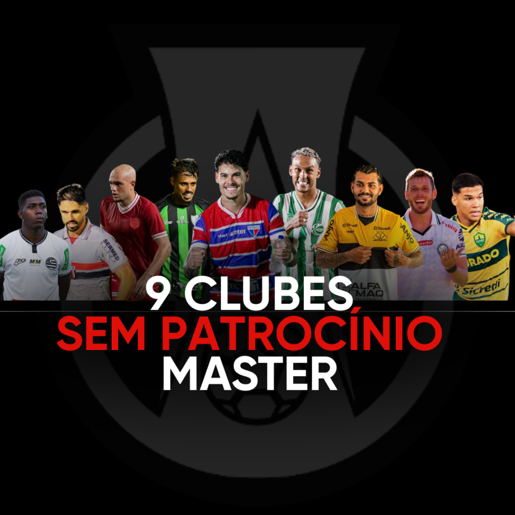 Nove clubes da Série B encerram primeiro mês de 2026 sem patrocínio master