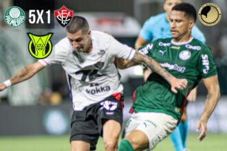 Palmeiras goleia Vitória por 5 a 1 em partida da Série A