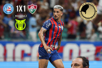 Bahia busca empate com Fluminense na Fonte Nova e perde os 100% de aproveitamento em 2026
