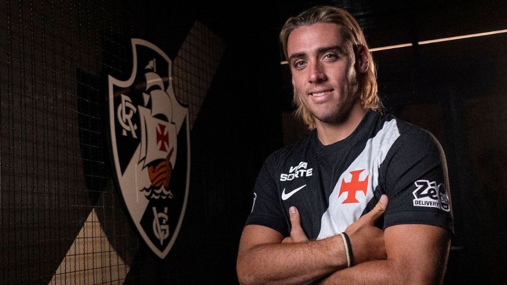 Vasco anuncia Claudio Spinelli como novo camisa 77 até 2028