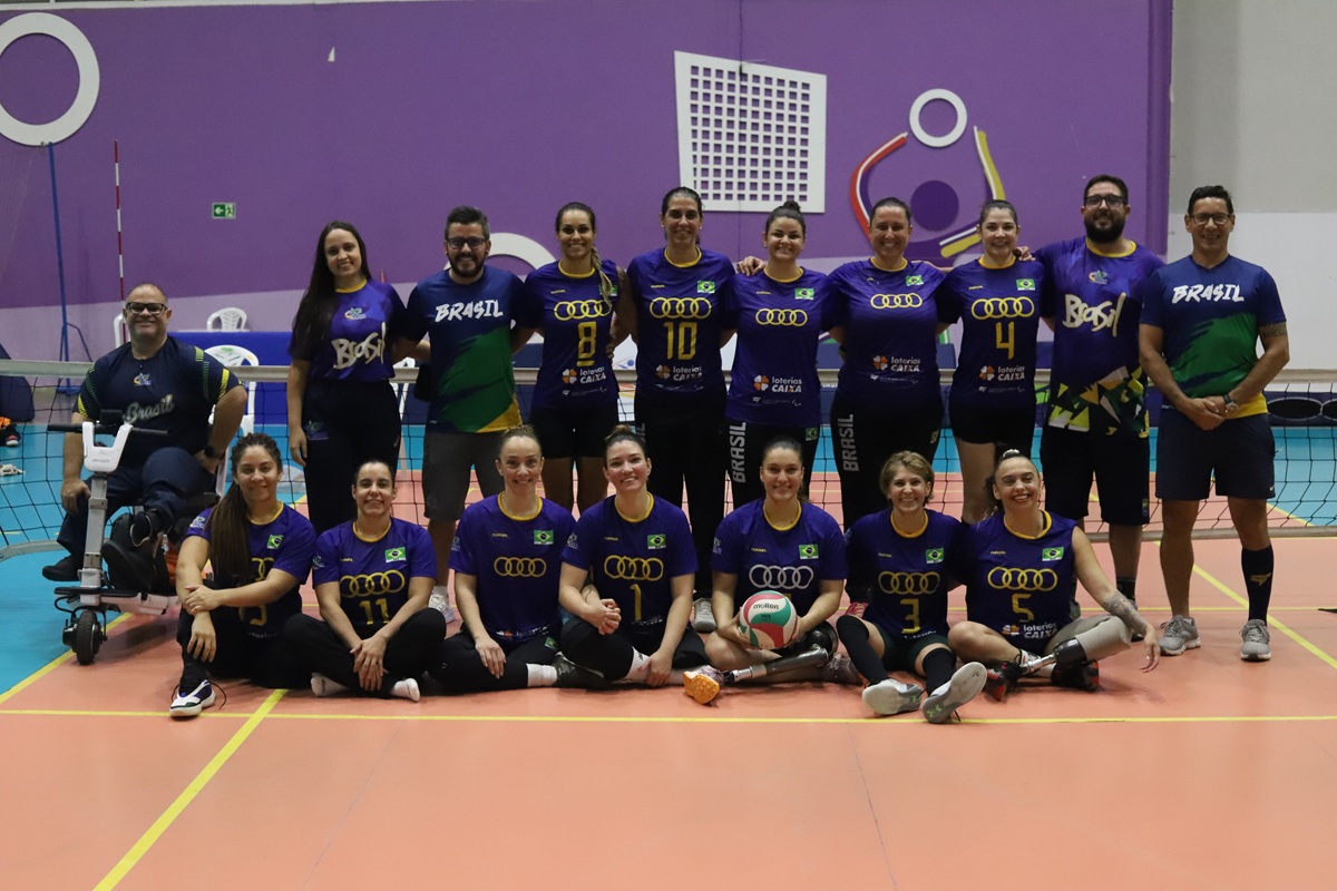 Seleção feminina de vôlei sentado conclui primeira etapa de treinos para o Mundial