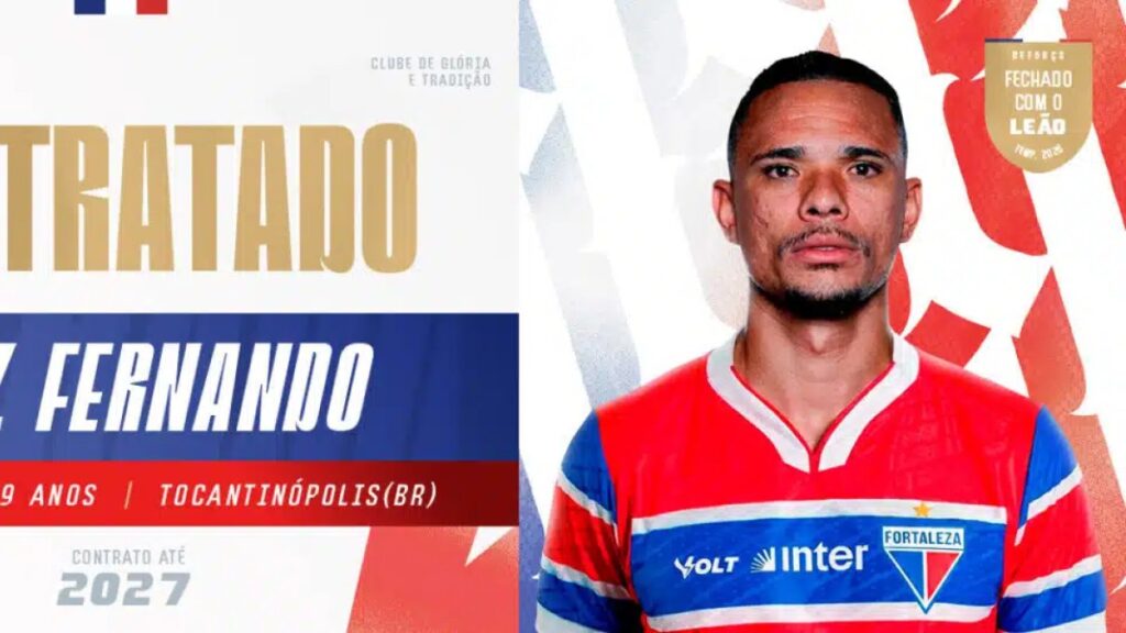 Fortaleza oficializa atacante Luiz Fernando com contrato até 2027
