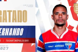 Fortaleza oficializa atacante Luiz Fernando com contrato até 2027