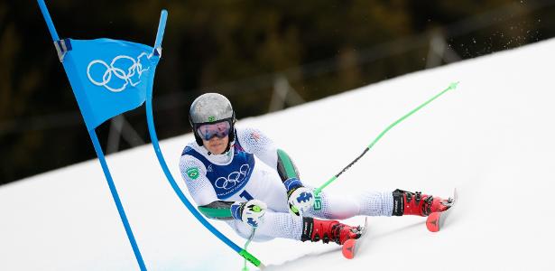 Brasileiro Lucas Braathen faz o melhor tempo na primeira descida do slalom gigante em Milão-Cortina
