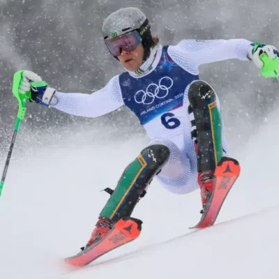 Queda tira Lucas Pinheiro Braathen da disputa do slalom em Milão-Cortina 2026