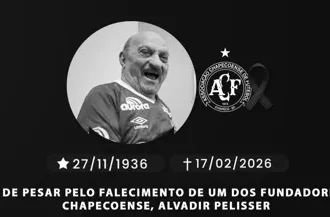 Morre Alvadir Pelisser, cofundador e primeiro tesoureiro da Chapecoense, aos 89 anos