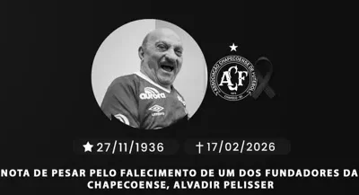 Morre Alvadir Pelisser, cofundador e primeiro tesoureiro da Chapecoense, aos 89 anos