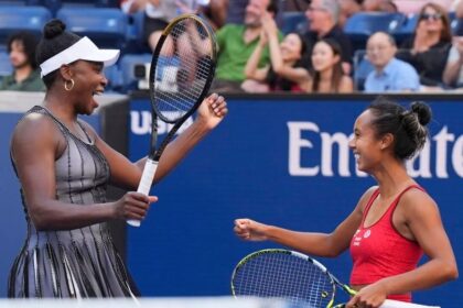 Venus Williams receberá convite para simples e disputará duplas com Leylah Fernandez em Indian Wells