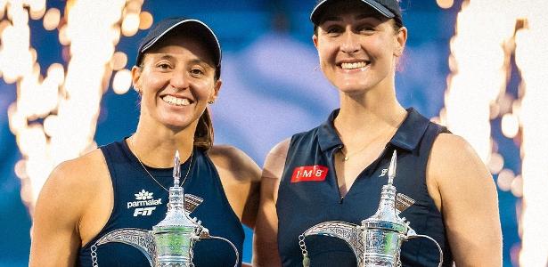 Luísa Stefani conquista o WTA 1000 de Dubai nas duplas e chega ao 15º título