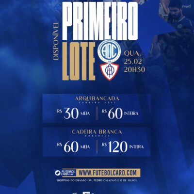 Confiança abre venda do 1º lote de ingressos para semifinal contra o Itabaiana